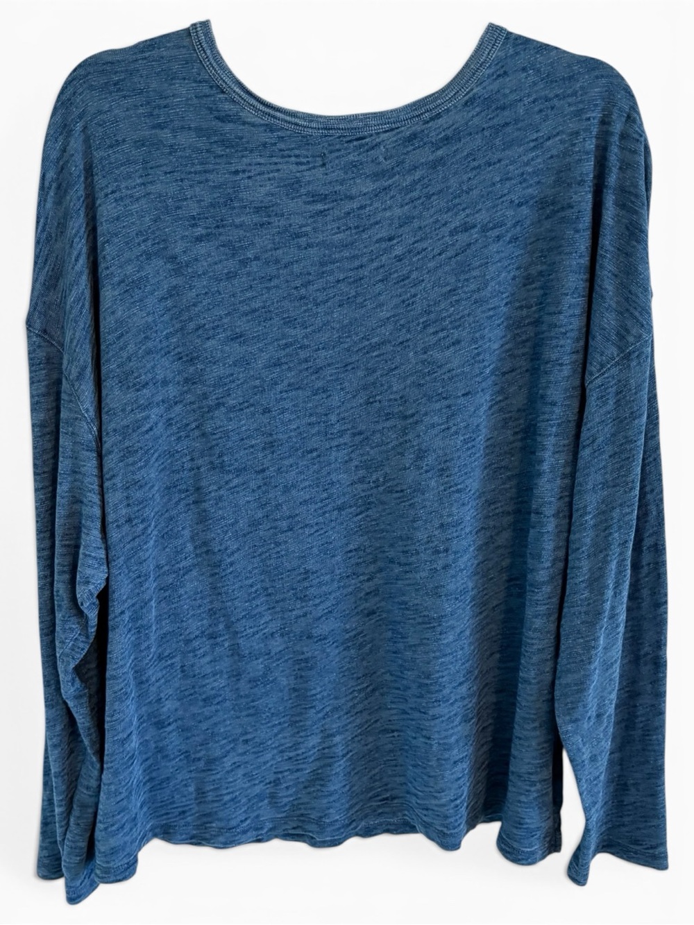 Madewell Heathered Indigo Dolman Sleeve Pocket Tee | 100% Cotton | Size XL - Picture 3 of 8